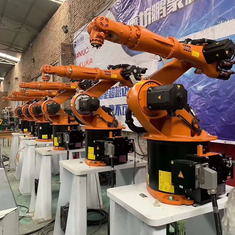 Instalación en la pared Usados robots KUKA con 6 ejes y IP 65 Seguridad Capacidad de súper carga de 210 kg!