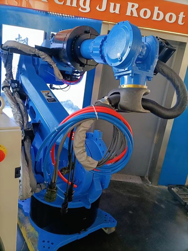 Robot de soldadura de punto TIG con muñeca hueca para acero de aluminio