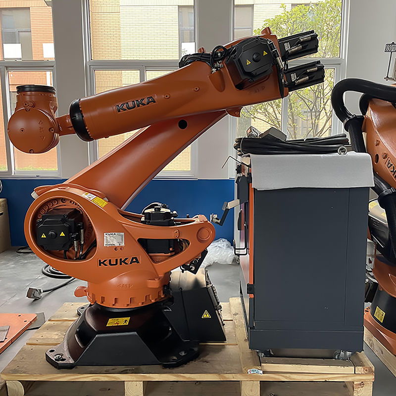 ± 0,06 mm Repetibilidad Brazo de robot de inyección C4 para una solución de arco de robot industrial de automatización de la producción rápida y precisa