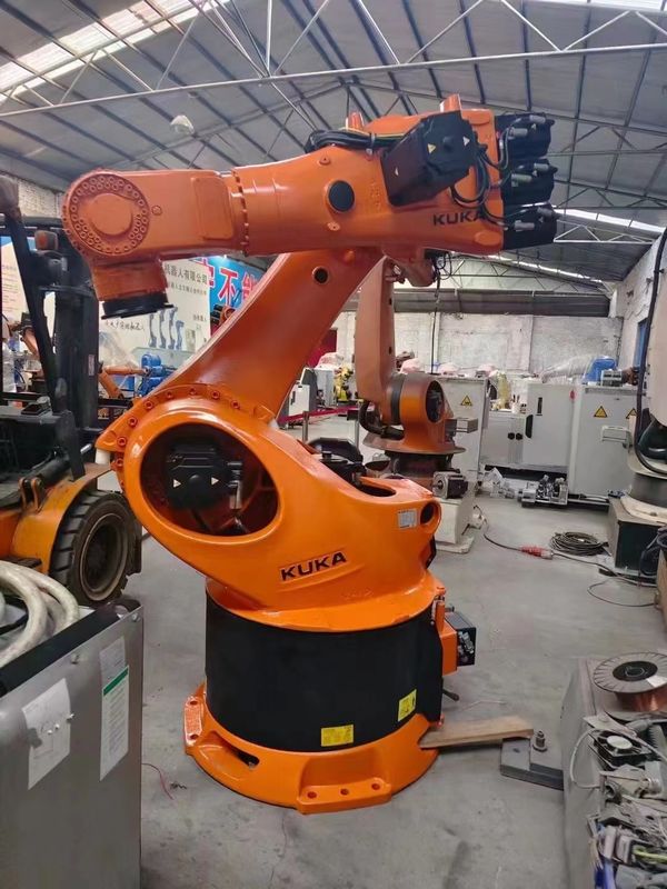 KR 510 R3080 robot de paletización t kuka brazo mecánico industrial de 6 ejes y carga útil industrial de 500 kg El robot KUKA KR 510 R3080 es un brazo robótico de 6 ejes que ofrece una carga útil de 510 kg y 3076 mm