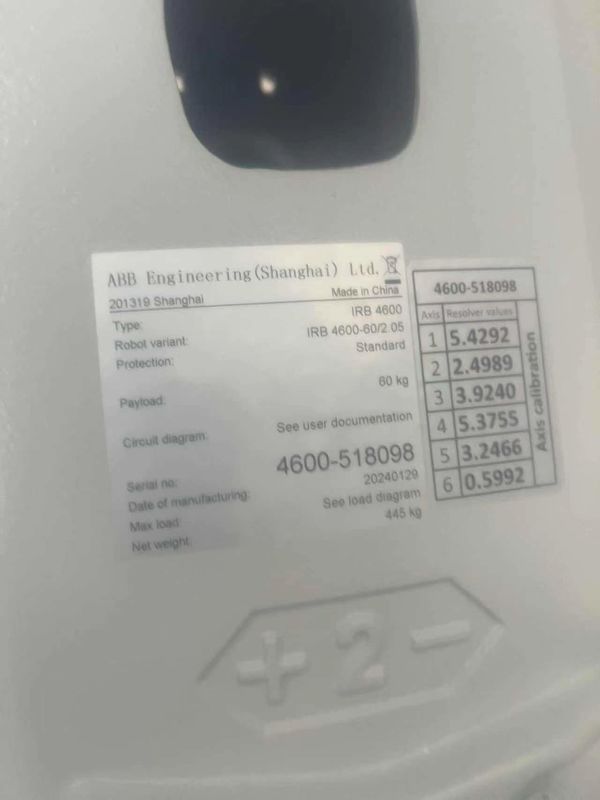 NUEVO ABB IRB6700 M2004 200/2.60 Presión de prensas, paletización, carga de piezas, mecanizado manejo de piezas, medición