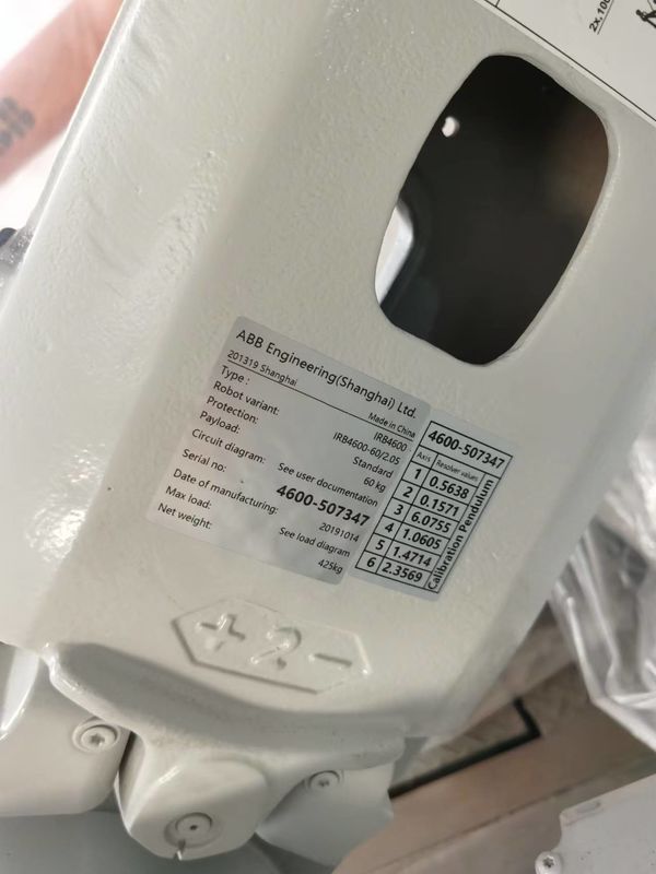 IRB 4600-60/2.05 IRC5 Controlador utilizado ABB Robots 6 Ejes Brazo robótico 2050 mm Alcance muy confiable y eficiente