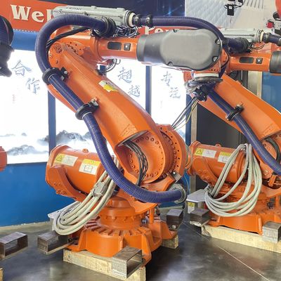 Brazo 6640-235/2.55 del robot de la segunda mano ABB para la soldadura por puntos que maneja empaletar