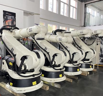 Robot de soldadura cargado usado de AXIS KR150-2 2000 del robot 6 de Kuka que empalieta