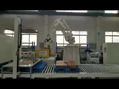 Cargamento de la máquina que descarga los robots usados IRB6640-235/2.55 de ABB