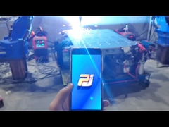 Robot de pintura usado de MOTOMAN Yaskawa que suelda con autógena manejando empaletar