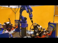 Carga descargando el robot usado de la manipulación de materiales de AXIS de la máquina seis de los robots MH12 de YASKAWA