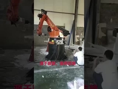 Máquina de pulir usada ABB6640-130 3,2 del robot del borde de madera industrial de ABB que muele